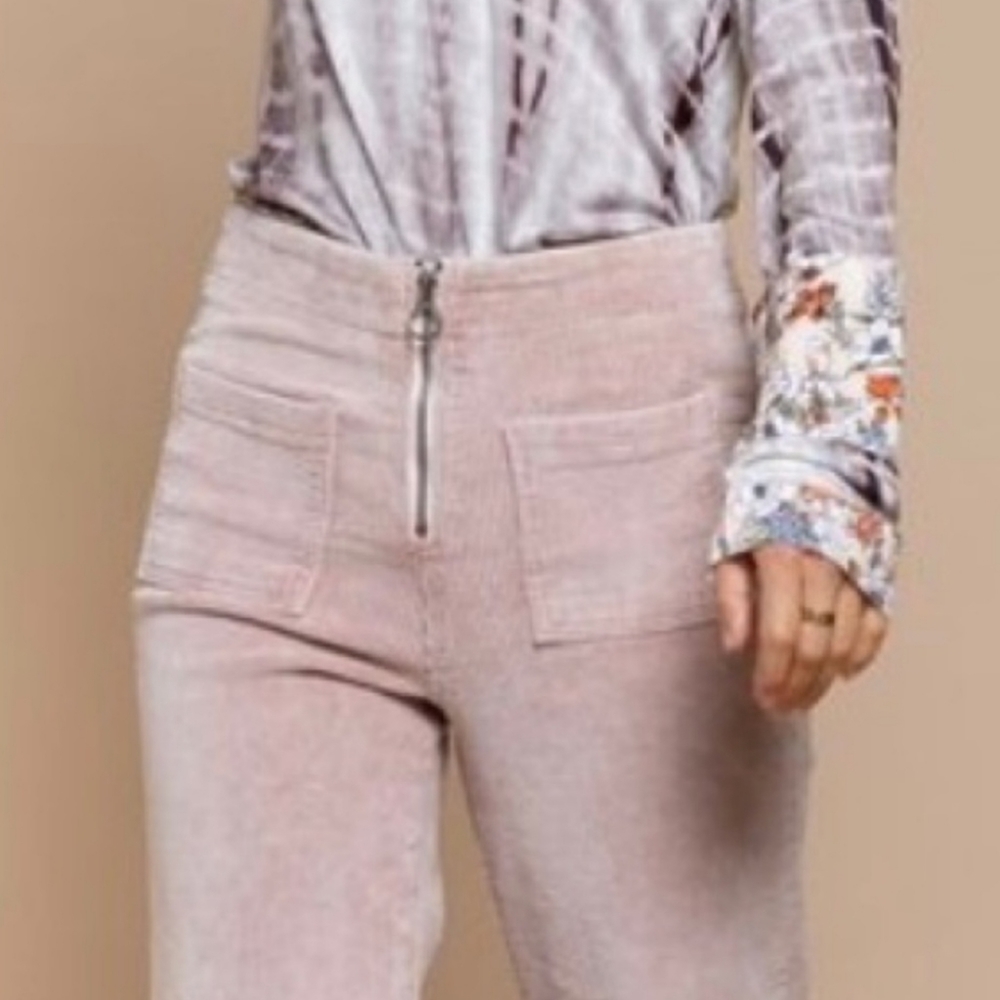 🎀 POL VINTAGE WASHED POWDER PINK CORDUROYS - Picture 6 of 6